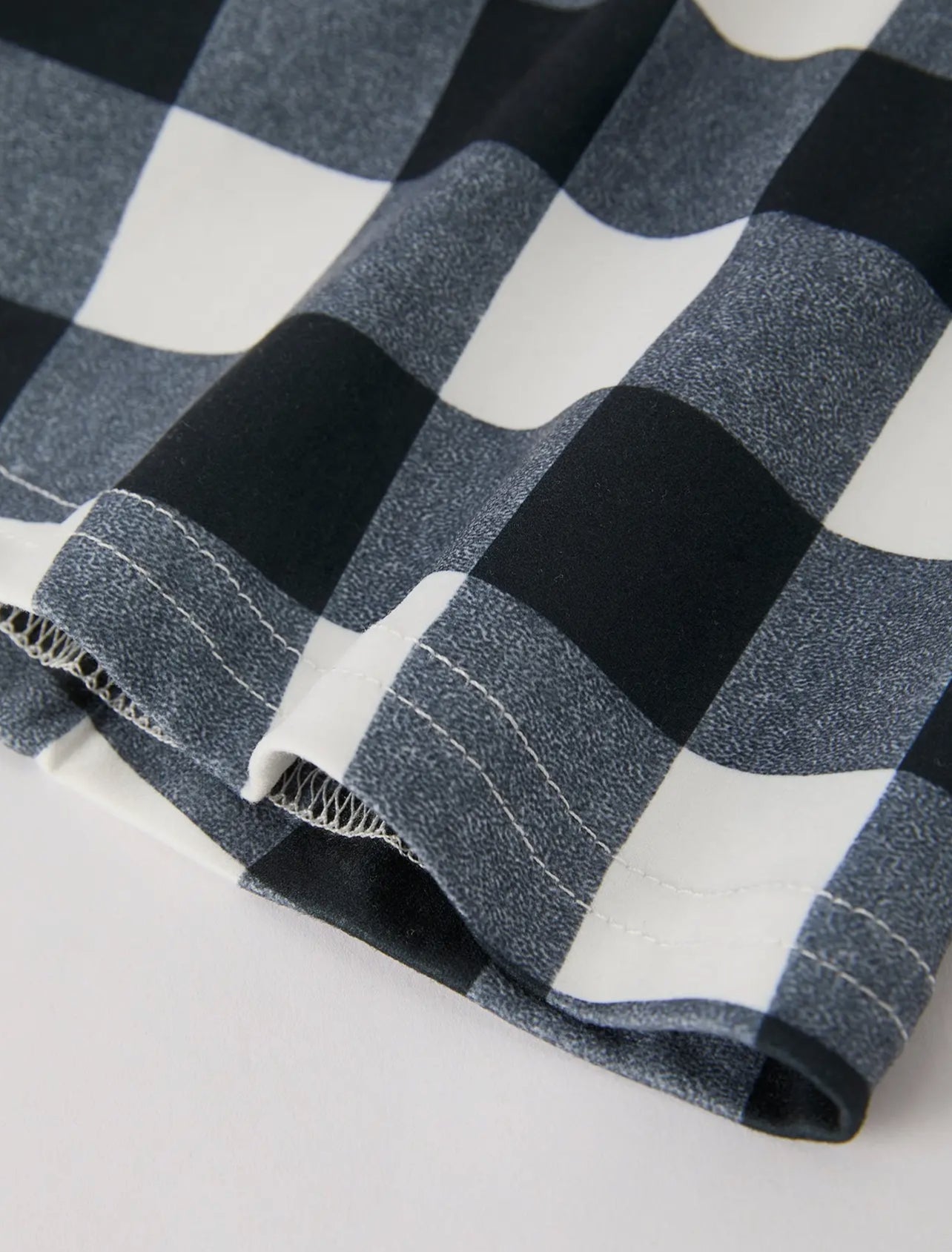 Black & White Check Bell Bottoms
