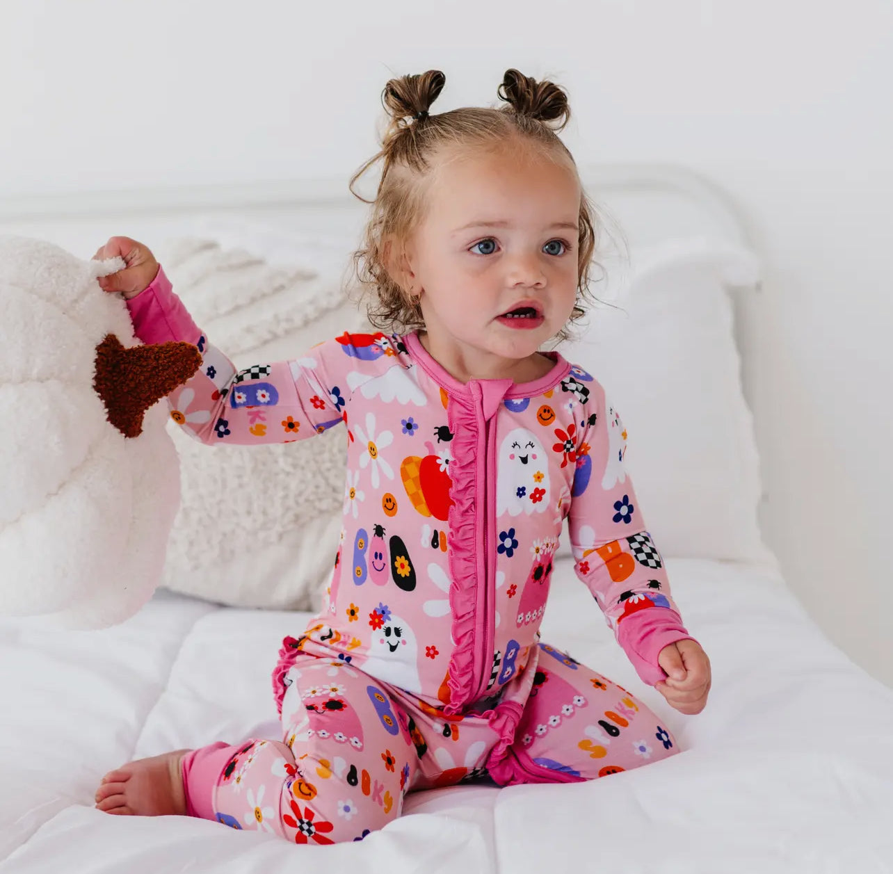 Pink-A-Boo Footies