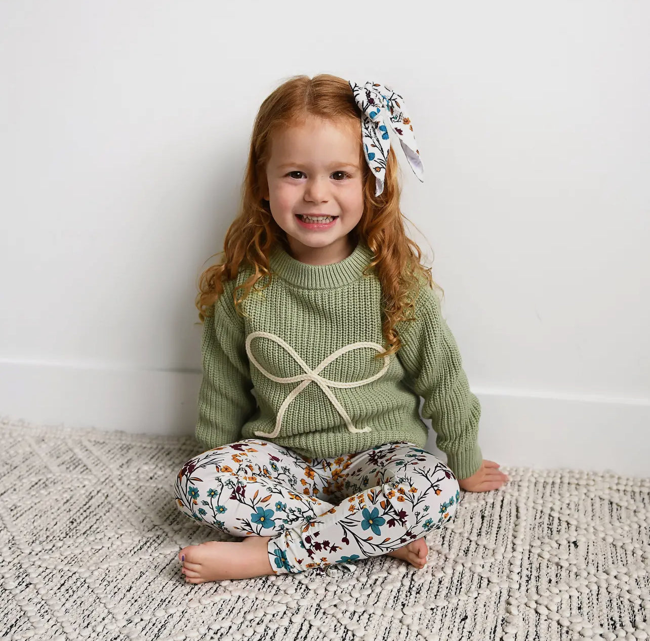 Green Bow Sweater