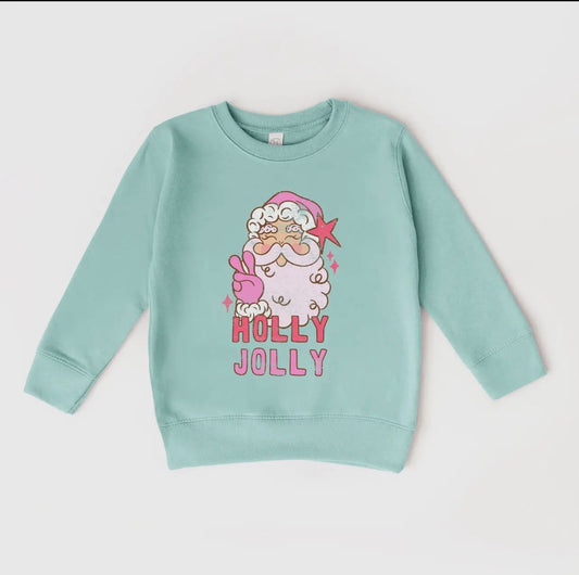 Holly Jolly Santa Crewneck