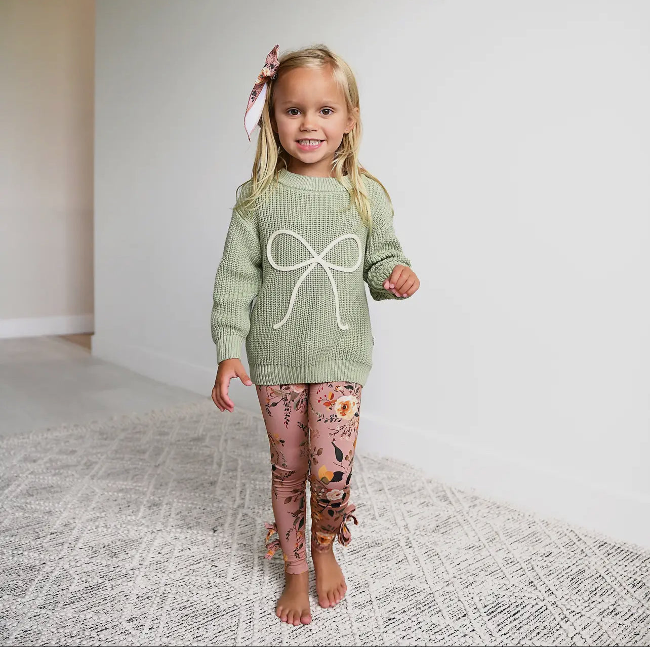 Green Bow Sweater