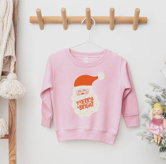 Merry & Bright Toddler Christmas Crewneck