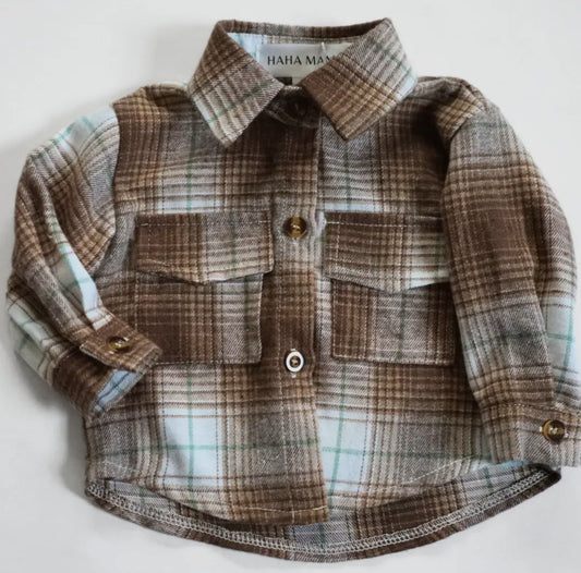 Lightweight Brown Flannel