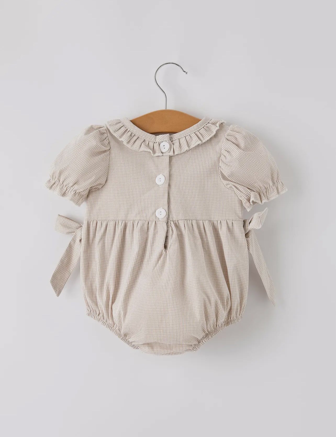 Smocked Pumpkin Romper