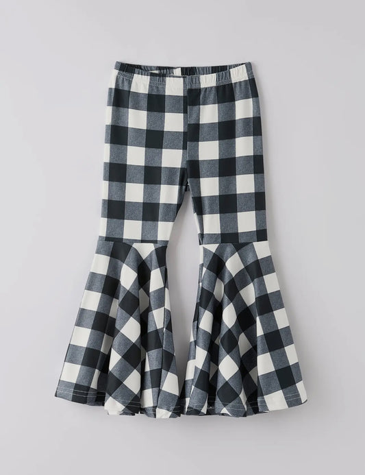 Black & White Check Bell Bottoms